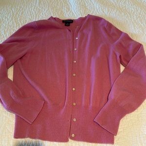 Ann Taylor Pink Cardigan Sweater